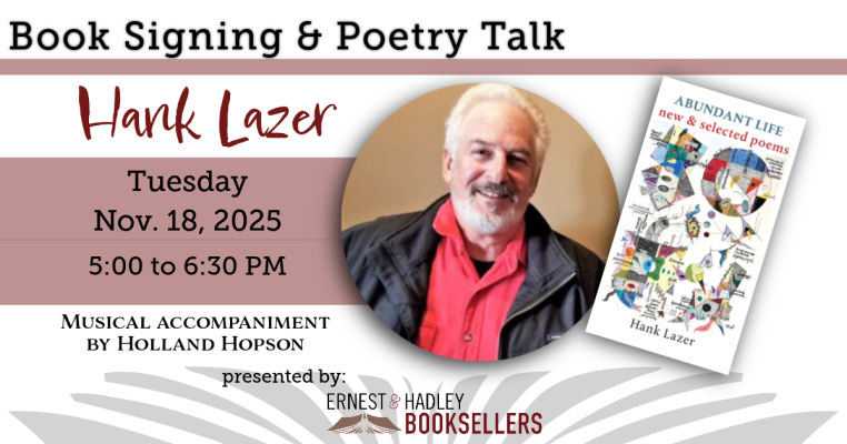 book signing and poetry talk